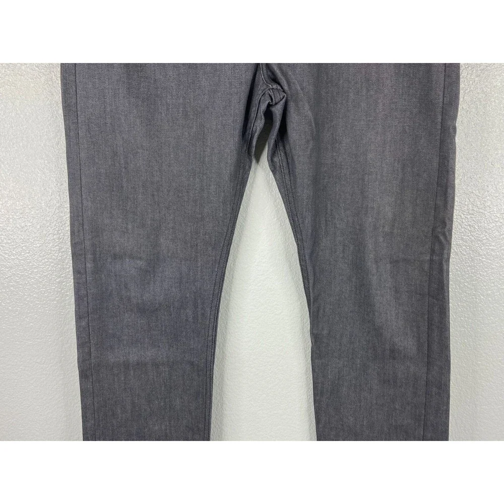 Levis Men 36/30 510 Silver Jeans Black Label Casual Western Pants
